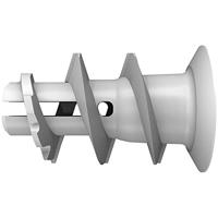 fischer gipsplaatplug GK, sterke gipsplaatplug, zelftappende schroefdraad, eenvoudige montage in gipsplaat, kruisgleufaandrijving, 100 stuks