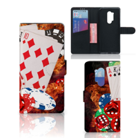 OnePlus 8 Pro Wallet Case met Pasjes Casino