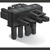 WAGO WAGO GmbH & Co. KG Net-T-splitter [Netstekker - Netbus, Netbus] Totaal aantal polen: 4 Zwart 50 stuk(s)