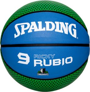 Spalding Basketbal NBA Ricky Rubio Groen/Blauw