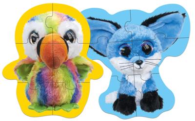 Tactic Lumo Stars 4 in 1 Vormpuzzel (Papegaaiduikers & Vossen) Tactic Lumo Stars 4 in 1 Vormpuzzel (Papegaaiduikers & Vossen)