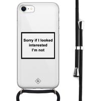 iPhone SE 2020 hoesje met koord - Not interested