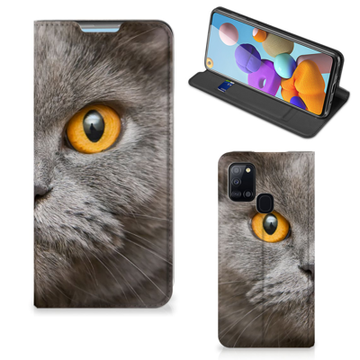 Hoesje maken Samsung Galaxy A21s Britse Korthaar