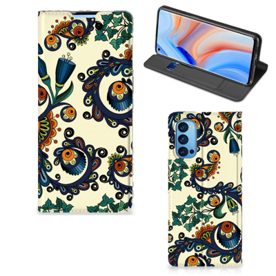 Telefoon Hoesje OPPO Reno4 Pro 5G Barok Flower Telefoon Hoesje OPPO Reno4 Pro 5G Barok Flower