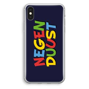 90's One: iPhone XS Transparant Hoesje