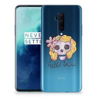 Silicone Back Case OnePlus 7T Pro Boho Skull