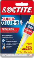 Loctite Secondelijm Super Glue Precision, 5 g + 50 % gratis, op blister