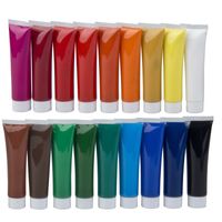 Hobby/knutsel acrylverf in 18 kleuren 36 ml   -