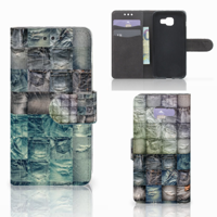 Wallet Case met Pasjes Samsung Galaxy A3 2016 Spijkerbroeken