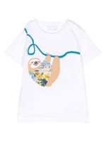 Il Gufo t-shirt en coton à imprimé graphique - Blanc