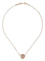 Chopard collier à pendentif Happy Spirit en or rose et or blanc 18ct orné de diamants