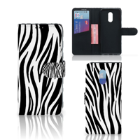 OnePlus 7 Telefoonhoesje met Pasjes Zebra