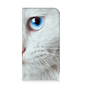 iPhone 15 Hoesje maken Witte Kat