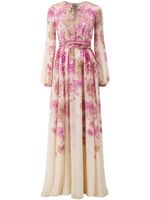 Giambattista Valli robe longue Saint-Rémy en soie - Rose - thumbnail