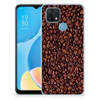 OPPO A15 Siliconen Case Koffiebonen