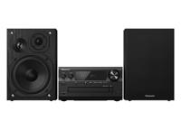 Panasonic SC-PM702EB-K Premium Microstereo-installatie (Bluetooth, Airplay, DAB+, CD, FM) zilver