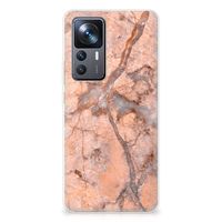 Xiaomi 12T | 12T Pro TPU Siliconen Hoesje Marmer Oranje