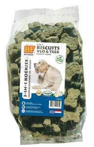 Bf petfood 3 in 1 hondenkoekjes vlo & teek