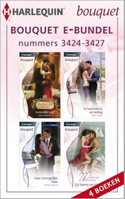 Bouquet e-bundel nummers 3424-3427 (4-in-1) - Carole Marinelli, Janette Kenny, Michelle Douglas, Melanie Milburne - ebook