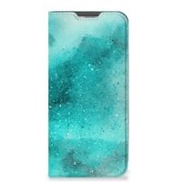 Bookcase Samsung Galaxy A13 (4G) Painting Blue