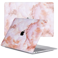 Lunso MacBook Air 13 inch M1 (2020) cover hoes - case - Marble Finley - thumbnail