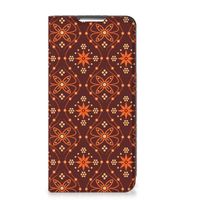 Samsung Galaxy S22 Plus Hoesje met Magneet Batik Brown - thumbnail