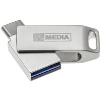 MyMEDIA My Dual USB 3.2 Gen 1 /USB C Drive 32GB USB-stick 32 GB Zilver 69269 USB 3.2 Gen 1 (USB 3.0), USB-C - thumbnail