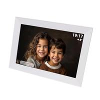 Denver PFF-1012W Digitale wifi-fotolijst, 10 inch HD IPS-touchscreen, geïntegreerde FRAMEO-software, eenvoudige smartphone-aansluiting, multimedia-display, wit