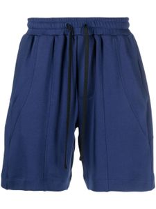 STYLAND x notRainProof drawstring organic cotton shorts - Bleu