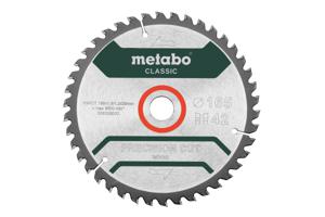 Metabo Precision cut Wood - Classic 165X20 Z42 WZ 5° 628027000 Hardmetaal-cirkelzaagblad 165 x 20 x 1.2 mm Aantal tanden: 42 1 stuk(s)