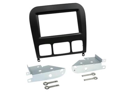 2-DIN Paneel Mercedes Benz S-Klasse (W220) 1998-2005 Kleur: Zwart