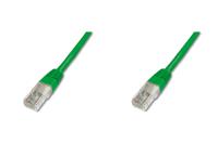 Digitus DK-1511-020/G RJ45 Netwerkkabel, patchkabel CAT 5e U/UTP 2.00 m Groen Verdraaide paren 1 stuk(s)