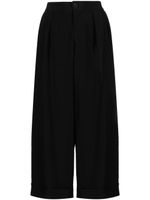 Yohji Yamamoto pantalon sarouel à coupe courte - Noir