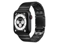 LAUT Links 2.0, armband voor Apple Watch, 42/44/45/49 mm, roestvrij staal, zwart