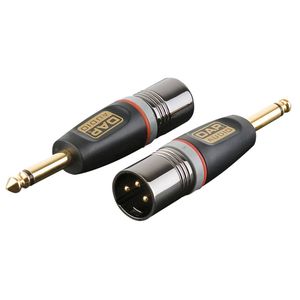 DAP Xcaliber XGA27 XLR male naar mono jack male adapter