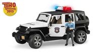 Bruder Jeep Wrangler Rubicon Politieauto Met Politieman - thumbnail