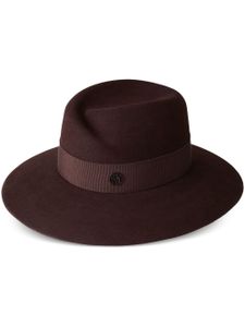 Maison Michel chapeau Virginie en laine - Marron