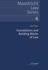 Foundations and Building Blocks of Law - Jaap Hage - ebook