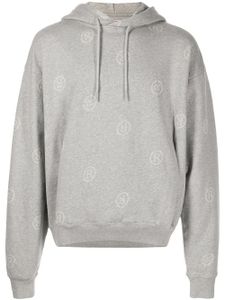 Martine Rose hoodie à logo imprimé - Gris