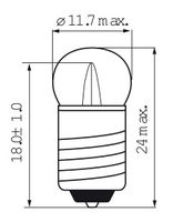 Bosma Lamp 6V 0.05 E10 fiets achter - thumbnail