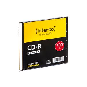 Intenso 1801622 CD-R 80 disc 700 MB 10 stuk(s) Slimcase Bedrukbaar