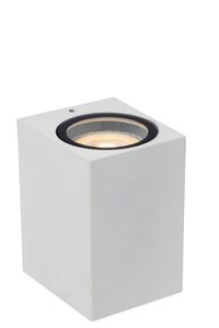 Lucide ZARO - Wandspot / Wandlamp Binnen/Buiten - 1xGU10 - IP44 - Wit