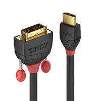 Lindy 36270 video kabel adapter 0,5 m HDMI Type A (Standaard) DVI-D Zwart