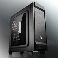 Raijintek ARCADIA II Midi-tower PC-behuizing, Gaming-behuizing Zwart 1 voorgeïnstalleerde ventilator, Zijvenster, Stoffilter