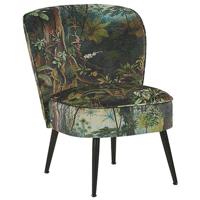 Beliani - VOSS - Fauteuil - Groen - Polyester - thumbnail