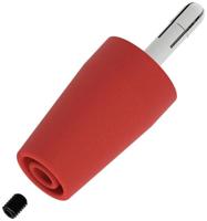 Electro PJP 3300-IEC-CD1-R adapterbus recht stift-Ø: 4mm rood 1st.