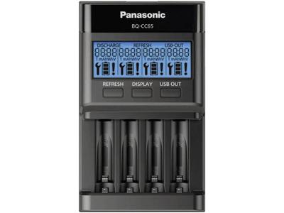 Panasonic BQ-CC65 Batterijlader NiMH AAA (potlood), AA (penlite) Panasonic BQ-CC65 Batterijlader NiMH AAA (potlood), AA (penlite)