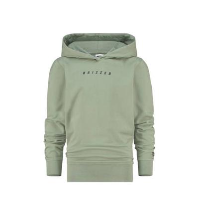 Raizzed hoodie New Castle met printopdruk olijfgroen