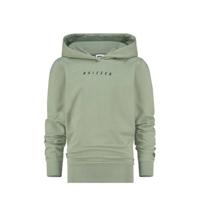 Raizzed hoodie New Castle met printopdruk olijfgroen