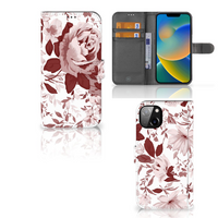 Hoesje iPhone 14 Plus Watercolor Flowers - thumbnail